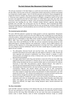 The Anti-Vietnam War Movement (United States) - byj