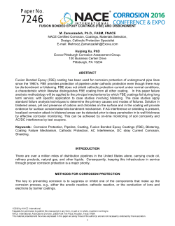 7246: Fusion Bonded Epoxy Coatings (FBE) and