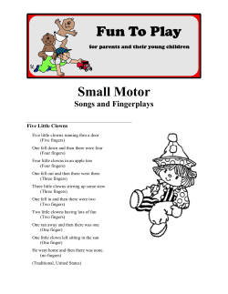 Songs and Fingerplays