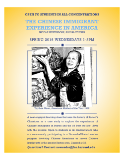 the chinese immigrant experience in america