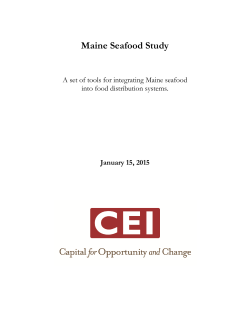 Maine Seafood Study - Coastal Enterprises, Inc.