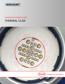 thermal clad - Bergquist Company