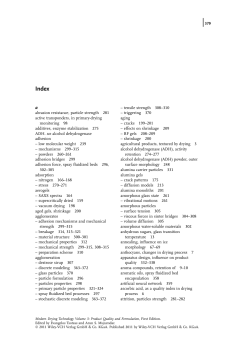 abrasion resistance, particle strength 281 active - Wiley-VCH