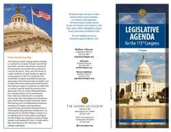 2017 Legislative Agenda