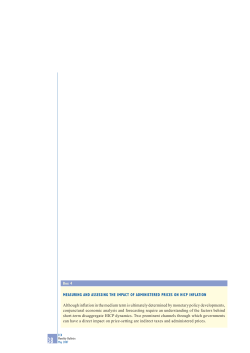Measuring and assessing the impact of administered prices