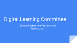 Final 2017 DLC School Committee Presentation