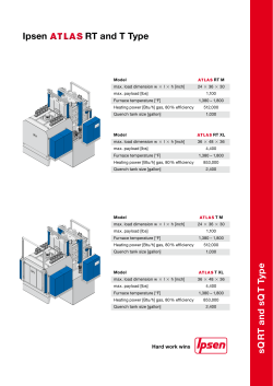 sQ R T a n d sQ T Typ e Ipsen RT and T Type