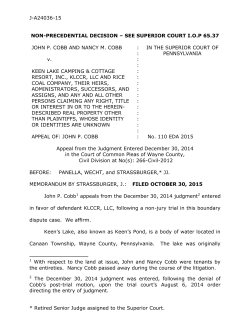 J-A24036-15 * Retired Senior Judge assigned to the Superior Court