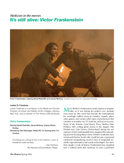 It`s still alive: Victor Frankenstein