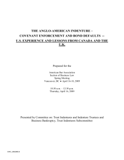 the anglo-american indenture