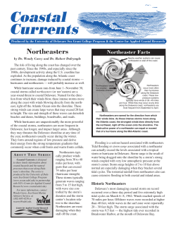 Coastal Currents - Northeasters