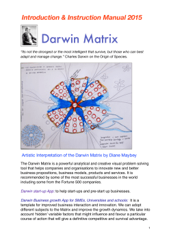 Darwin Matrix App - Strawberry Fields
