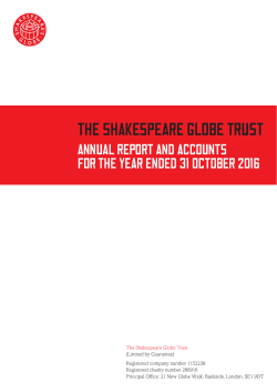SGT Year End Accounts ending 31 October 2016