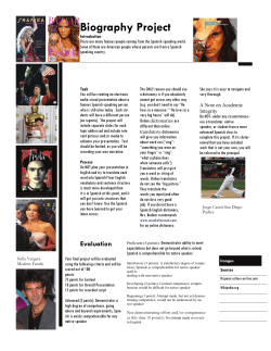 Biography Project