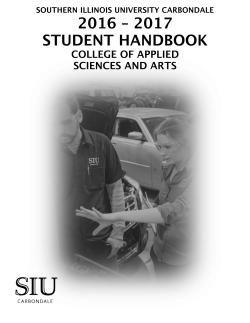 CASA Student Handbook - College of Applied Sciences and Arts