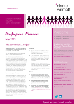 Employment Matters