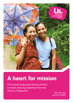 A heart for mission