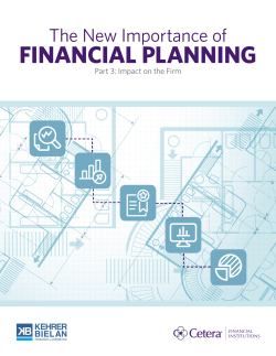 FINANCIAL PLANNING - Cetera Financial Institutions