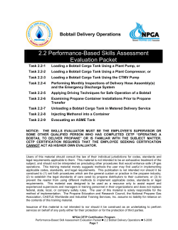 2.2 - Bobtail Skills - National Propane Gas Association