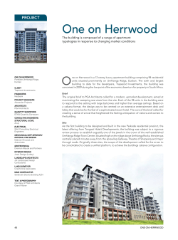 One on Herrwood - Architect and Builder Magazine South Africa