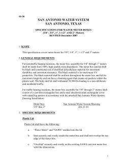 san antonio water system san antonio, texas