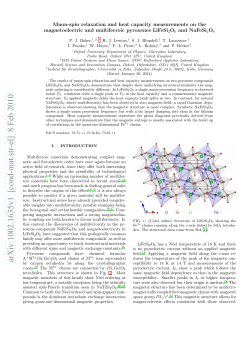 arXiv:1002.1635v1 [cond-mat.str-el] 8 Feb 2010
