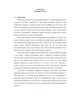 1 CHAPTER 1 INTRODUCTION 1.1 Background Globalization refers