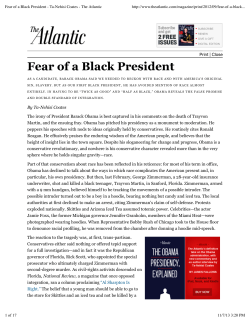 Fear of a Black President