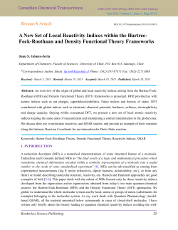 A New Set of Local Reactivity Indices within the Hartree
