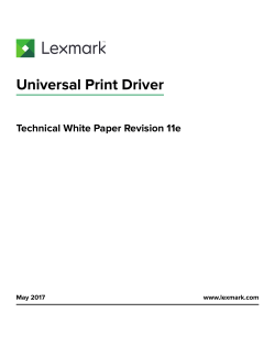 Universal Print Driver