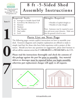 Item 107 - 8 ft Five Sided