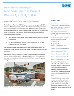2015 Northern Liberties SFR Fact Sheet