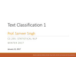 Slides - Sameer Singh