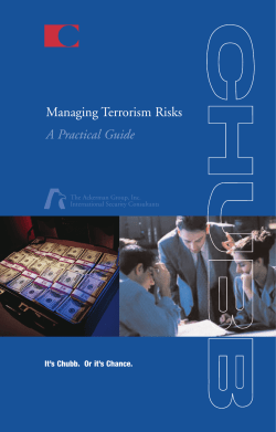 CSI&yen;Managing Terrorism