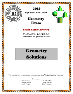 Detailed Solutions - Lenoir