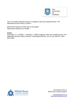 Imaginary relish and exquisite torture: The elaborated intrusion