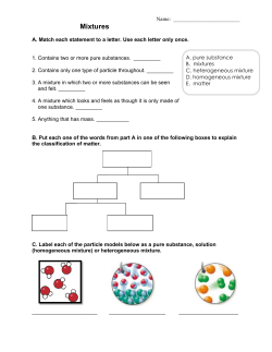 Mixtures