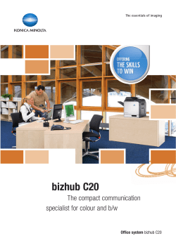 bizhub C20 - KONICA MINOLTA