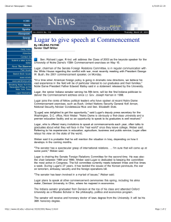 Observer Newspaper - News - University of Notre Dame