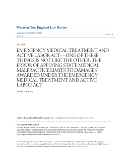 emergency medical treatment and active labor act&mdash;one of these