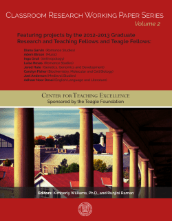 Publication - The Teagle Foundation