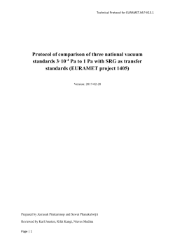 Protocol of comparison of three national vacuum standards 3·10