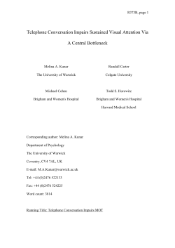 Tracking and Trance paper