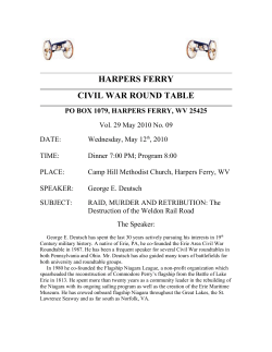 CWRT News Letter May 2010 - Harpers Ferry Civil War Round