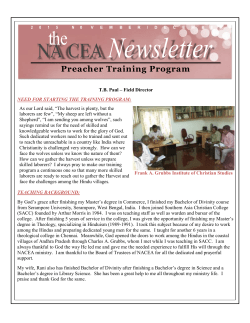 Preacher Training Program