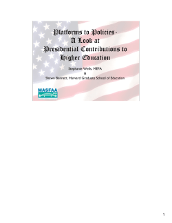 Platforms to Policies- A Look at Presidential Contributions