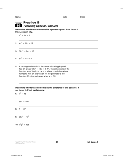 Practice 8-5B Worksheet