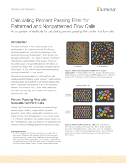 Calculating Percent Passing Filter for Patterned and Non