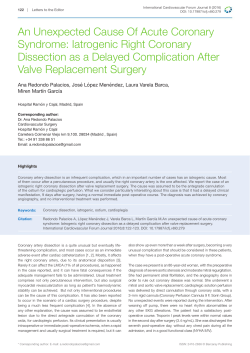 An Unexpected Cause Of Acute Coronary Syndrome: Iatrogenic