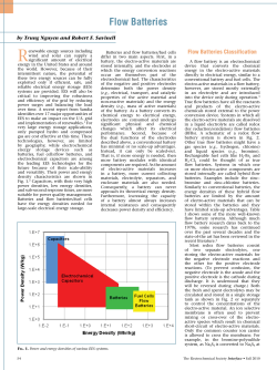 Flow Batteries - The Electrochemical Society